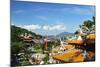 View of Pangkor Town and Fu Lin Kung Temple, Pulau Pangkor (Pangkor Island), Perak, Malaysia, Asia-Jochen Schlenker-Mounted Photographic Print