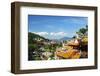 View of Pangkor Town and Fu Lin Kung Temple, Pulau Pangkor (Pangkor Island), Perak, Malaysia, Asia-Jochen Schlenker-Framed Photographic Print