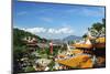 View of Pangkor Town and Fu Lin Kung Temple, Pulau Pangkor (Pangkor Island), Perak, Malaysia, Asia-Jochen Schlenker-Mounted Photographic Print