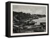 View of Panompin, the Capital of Cambodia-null-Framed Stretched Canvas