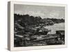 View of Panompin, the Capital of Cambodia-null-Stretched Canvas