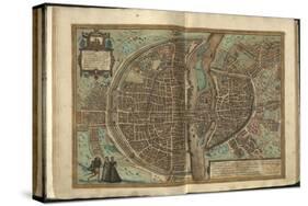 View of Paris , 1572-null-Stretched Canvas