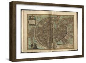 View of Paris , 1572-null-Framed Giclee Print