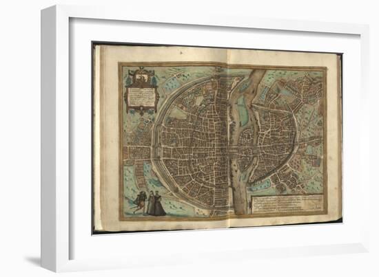 View of Paris , 1572-null-Framed Giclee Print