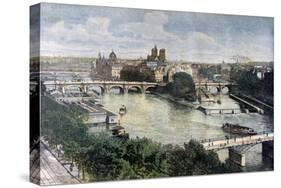 View of Paris, 1892-Henri Meyer-Stretched Canvas