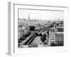 View of Paris and Seine river-Vadim Ratsenskiy-Framed Art Print