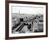 View of Paris and Seine river-Vadim Ratsenskiy-Framed Art Print