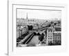 View of Paris and Seine river-Vadim Ratsenskiy-Framed Art Print
