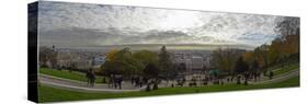 View of Paris from Montmartre, Ile-De-France, France-null-Stretched Canvas