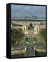 View of Paris from the Eiffel Tower, Paris, France, Europe-Harding Robert-Framed Stretched Canvas