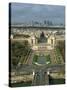 View of Paris from the Eiffel Tower, Paris, France, Europe-Harding Robert-Stretched Canvas