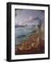 View of Paris from the Quai De La Rapee-Pierre-Denis Martin-Framed Giclee Print