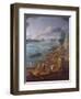 View of Paris from the Quai De La Rapee-Pierre-Denis Martin-Framed Giclee Print