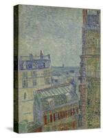 View of Paris from Theo's apartment in the rue Lepic, 1887 by Vincent Van Gogh-Vincent van Gogh-Stretched Canvas