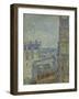 View of Paris from Theo's apartment in the rue Lepic, 1887 by Vincent Van Gogh-Vincent van Gogh-Framed Giclee Print