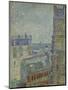 View of Paris from Theo's apartment in the rue Lepic, 1887 by Vincent Van Gogh-Vincent van Gogh-Mounted Giclee Print