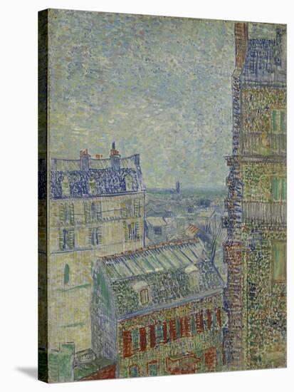 View of Paris from Theo's apartment in the rue Lepic, 1887 by Vincent Van Gogh-Vincent van Gogh-Stretched Canvas