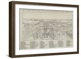 View of Paris, Given with the Illustrated London News-null-Framed Giclee Print