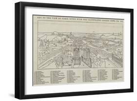 View of Paris, Given with the Illustrated London News-null-Framed Giclee Print