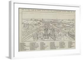 View of Paris, Given with the Illustrated London News-null-Framed Giclee Print