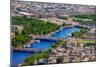 View of Paris, Pont Alexandre Iii and Place De La Concorde from the Eiffel Tower-kavalenkava volha-Mounted Photographic Print