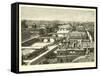 View of Paris, Showing the Seven Bridges-null-Framed Stretched Canvas