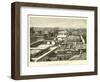 View of Paris, Showing the Seven Bridges-null-Framed Giclee Print