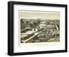 View of Paris, Showing the Seven Bridges-null-Framed Giclee Print