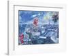 View of Paris-Marc Chagall-Framed Art Print