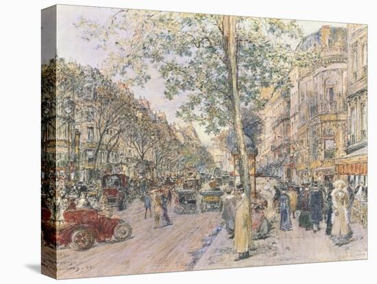 View of Paris-Frederic Anatole Houbron-Stretched Canvas