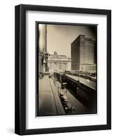 View of Park Avenue and 42nd Street, 1920-Byron Company-Framed Premium Giclee Print