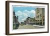 View of Park Street - Alameda, CA-Lantern Press-Framed Art Print