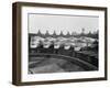 View of Parked Passenger Trains-null-Framed Photographic Print