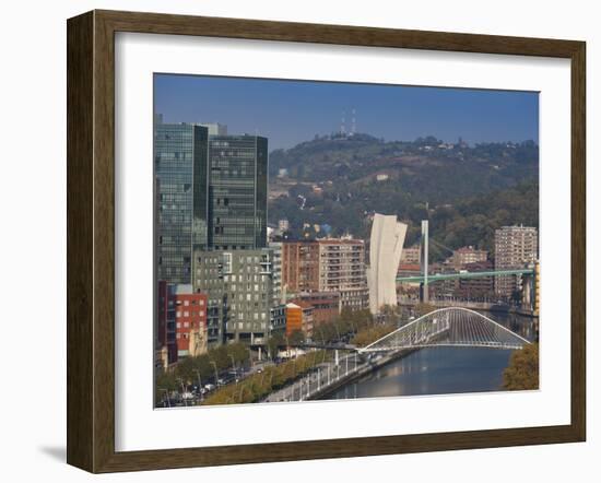 View of Parque Etxebarria Park, Bilbao, Spain-Walter Bibikow-Framed Premium Photographic Print