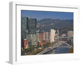 View of Parque Etxebarria Park, Bilbao, Spain-Walter Bibikow-Framed Premium Photographic Print