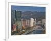 View of Parque Etxebarria Park, Bilbao, Spain-Walter Bibikow-Framed Photographic Print