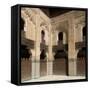 View of Part of Cloister and Courtyard of Bou Inania Madrasa, Fes, Morocco-null-Framed Stretched Canvas