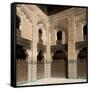 View of Part of Cloister and Courtyard of Bou Inania Madrasa, Fes, Morocco-null-Framed Stretched Canvas