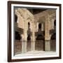 View of Part of Cloister and Courtyard of Bou Inania Madrasa, Fes, Morocco-null-Framed Photographic Print