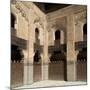 View of Part of Cloister and Courtyard of Bou Inania Madrasa, Fes, Morocco-null-Mounted Photographic Print