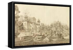 View of Part of the City of Benares-William Hodges-Framed Stretched Canvas