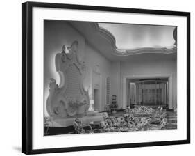 View of Part of the Main Lobby in the Quitandinha Hotel-Frank Scherschel-Framed Photographic Print