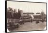 View of Part of Tower Bridge from the River Thames, London, 1894-null-Framed Stretched Canvas