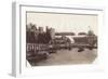 View of Part of Tower Bridge from the River Thames, London, 1894-null-Framed Photographic Print