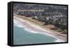 View of Pauanui Beach, Tairua, Coromandel Peninsula, Waikato, North Island, New Zealand, Pacific-Ian Trower-Framed Stretched Canvas