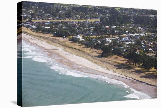 View of Pauanui Beach, Tairua, Coromandel Peninsula, Waikato, North Island, New Zealand, Pacific-Ian Trower-Stretched Canvas