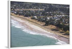 View of Pauanui Beach, Tairua, Coromandel Peninsula, Waikato, North Island, New Zealand, Pacific-Ian Trower-Framed Photographic Print