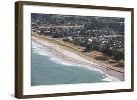 View of Pauanui Beach, Tairua, Coromandel Peninsula, Waikato, North Island, New Zealand, Pacific-Ian Trower-Framed Photographic Print