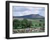 View of Pen-Y-Ghent, Ribblesdale, Yorkshire, England, United Kingdom-Jean Brooks-Framed Photographic Print