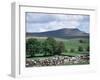 View of Pen-Y-Ghent, Ribblesdale, Yorkshire, England, United Kingdom-Jean Brooks-Framed Photographic Print